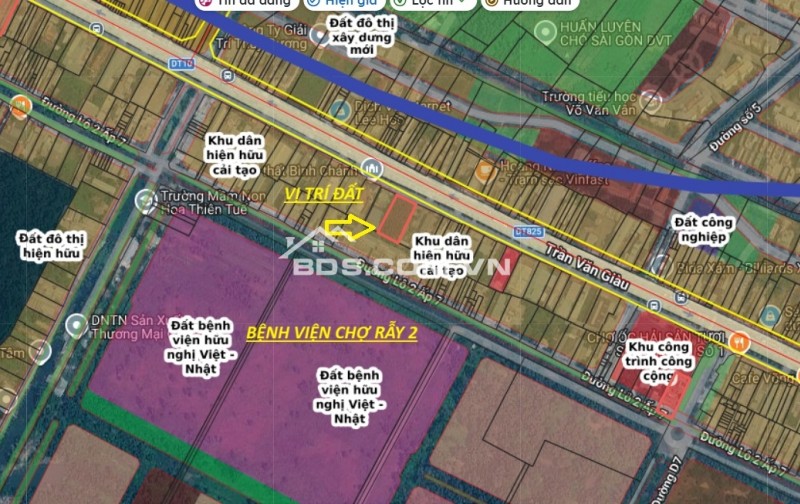 BÁN ĐẤT 27X51M (1395M2) MT TRẦN VĂN GIÀU, LÊ MINH XUÂN, BÌNH CHÁNH